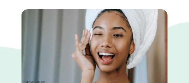 Face, happy, morning routine
