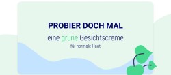 Grüne Gesichtscreme (normale Haut)