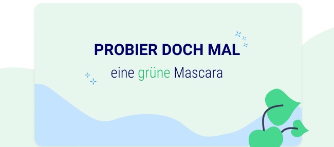 Grüne Mascara