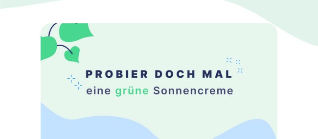 Probier mal Sonnencreme